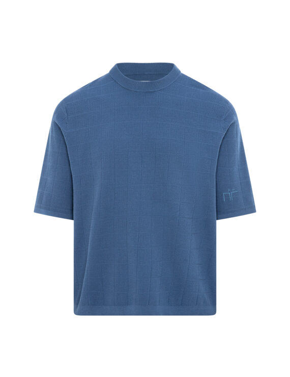 ACE KNITTED TSHIRT |  BLUE