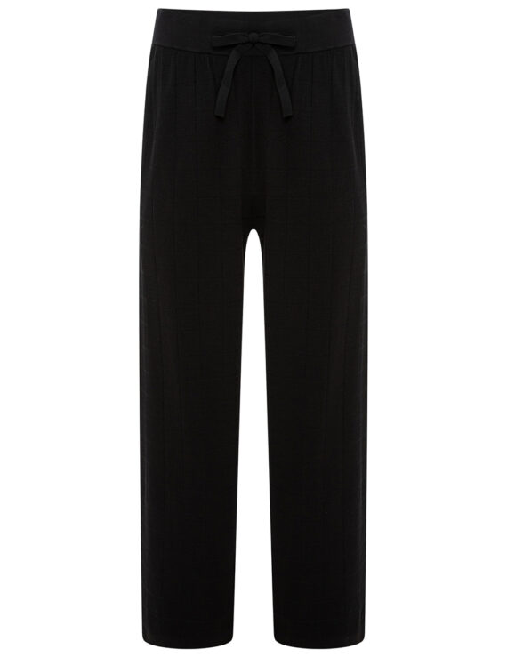 ACE KNITTED PANTS | BLACK