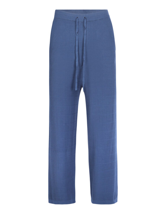 ACE KNITTED PANTS | BLUE